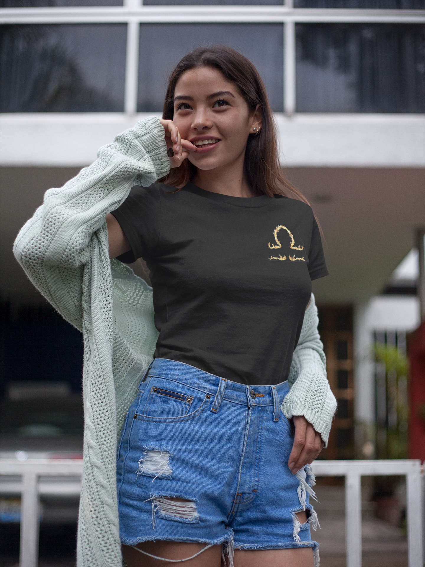 "Flame of Justice" – Libra, Defender of What’s Right T-Shirt!
