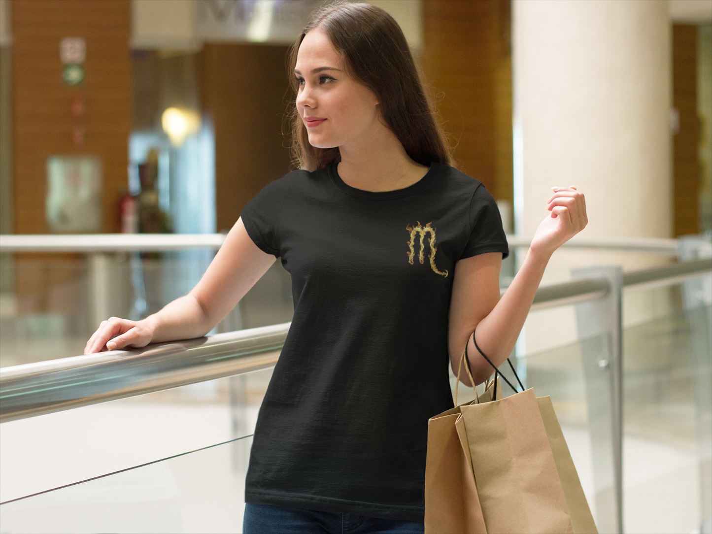 "Burning Desire" – Scorpio, Fueled by Passion and Power T-Shirt!