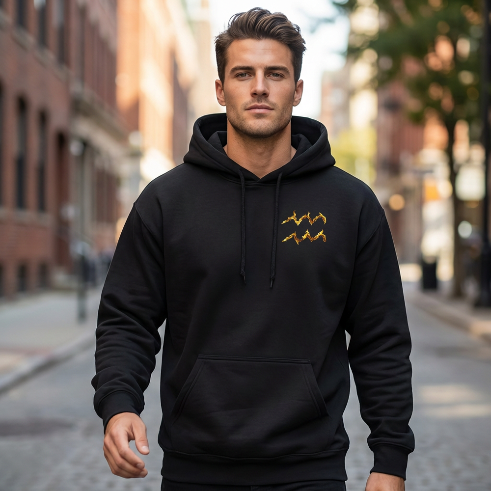 Aquarius Ultimate Comfort Crest Hoodie