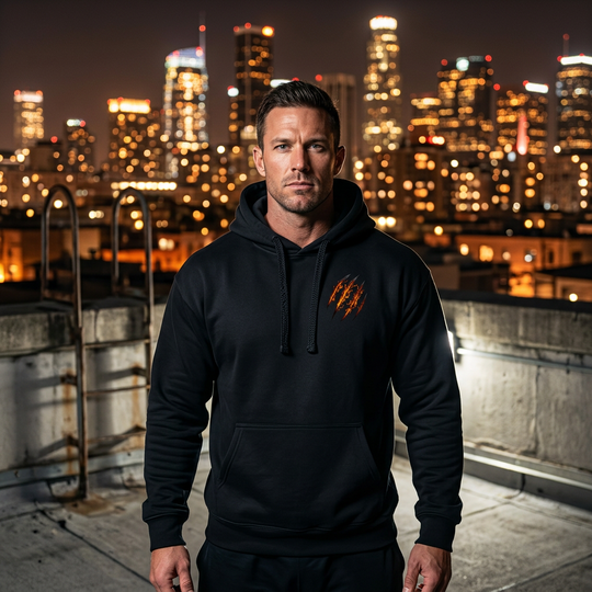 Burning Resolve Trademark Crest Hoodie