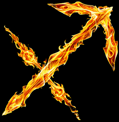"Burning Resolve" – Sagittarius Tee, Embrace the Fire Within!
