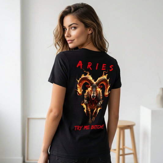 Women's Aries Fuck Around & Find Out T-Shirt