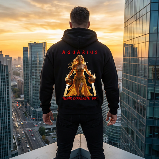 Men's Ultimate Comfort Aquarius Attitude Hoodie