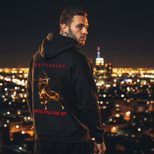 Men's Ultimate Comfort Sagittarius Attitude Hoodie