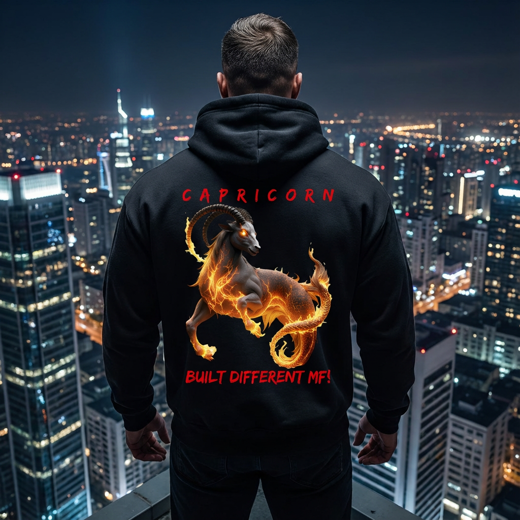 Men's Ultimate Comfort Capricorn Attitude Hoodie