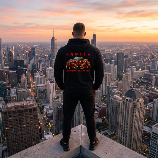 Men's Ultimate Comfort Cancer Attitude Hoodie