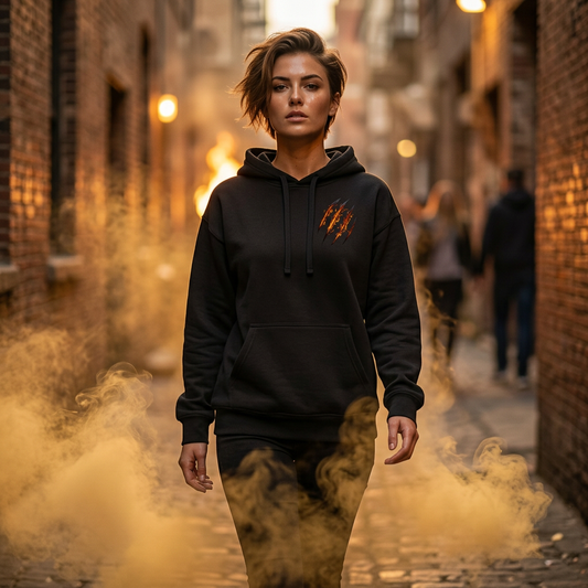 Burning Resolve Trademark Crest Hoodie
