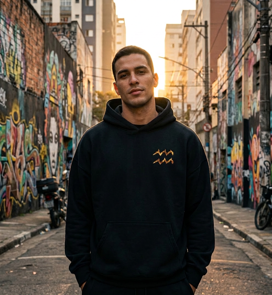 Aquarius Ultimate Comfort Crest Hoodie