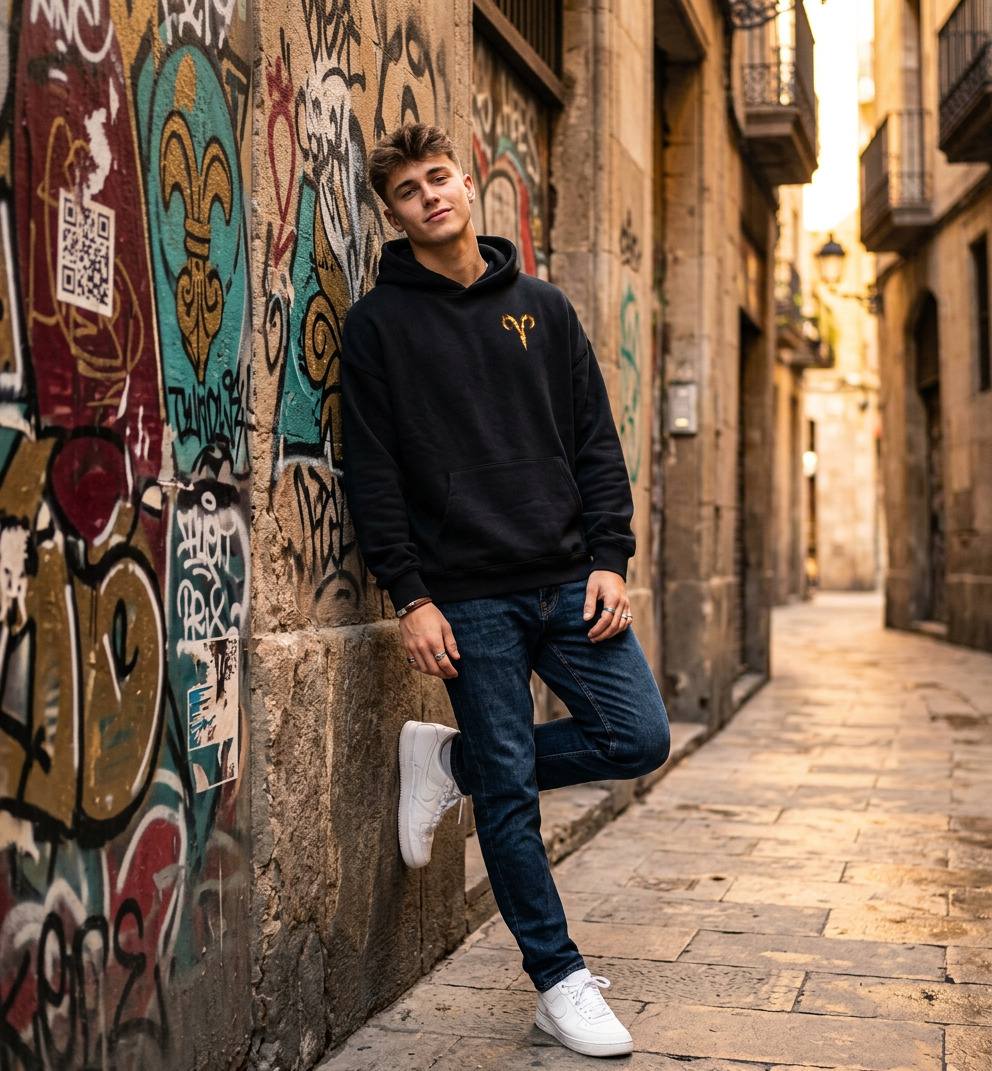 Aries Ultimate Comfort Crest Hoodie
