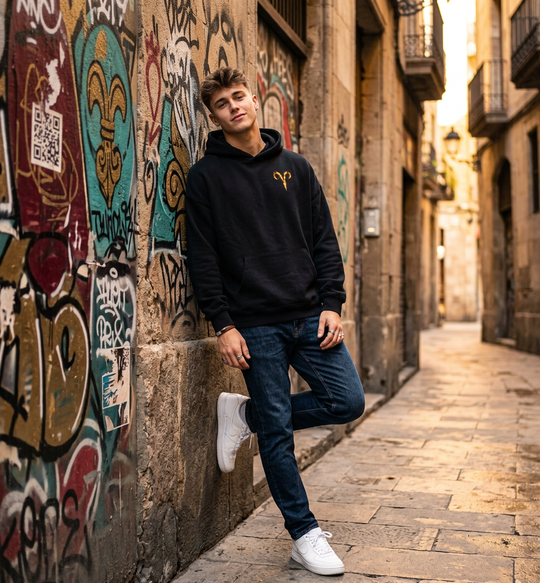 Aries Ultimate Comfort Crest Hoodie