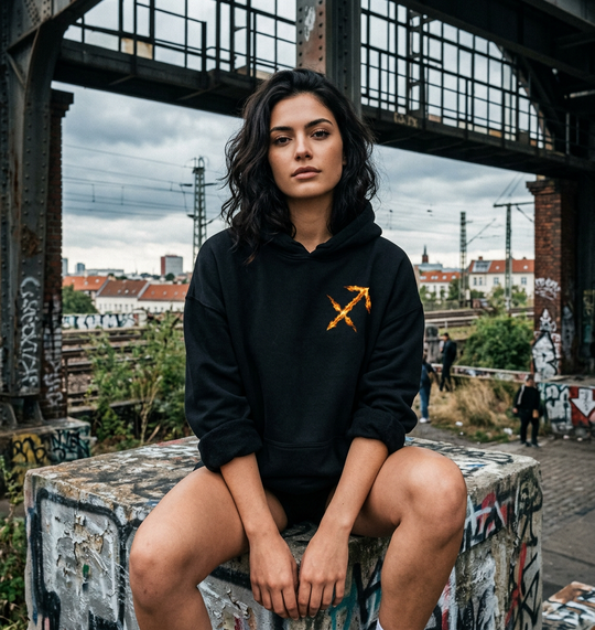 Sagittarius Ultimate Comfort Crest Hoodie