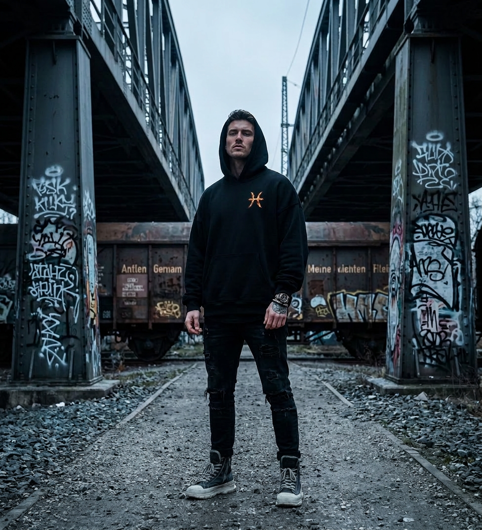 Pisces Ultimate Comfort Crest Hoodie