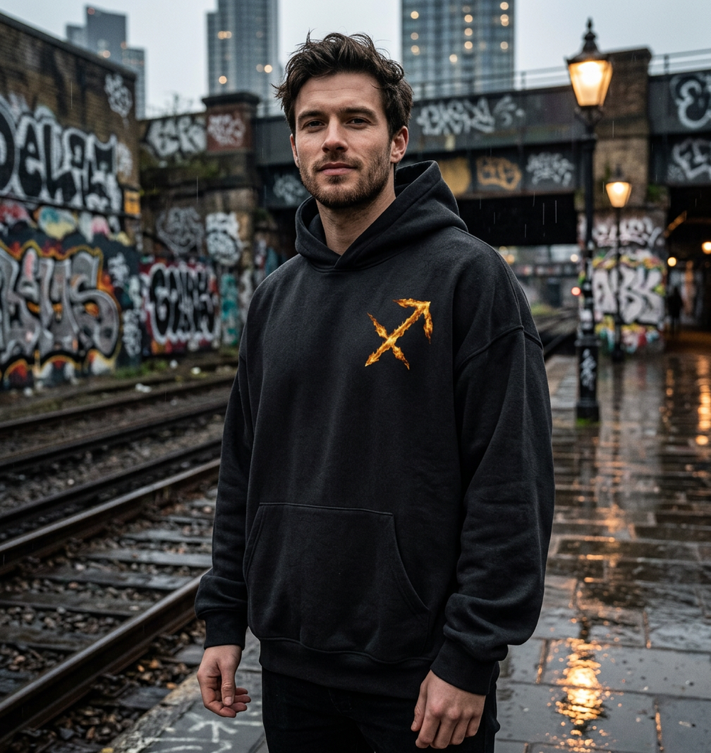 Sagittarius Ultimate Comfort Crest Hoodie