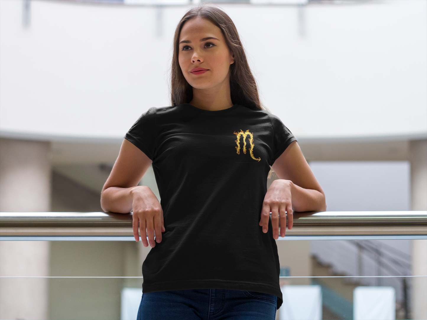 "Burning Desire" – Scorpio, Fueled by Passion and Power T-Shirt!