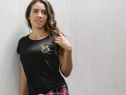 "Taurus Unleashed" – Grounded Strength Meets Fiery Resolve T-Shirt!